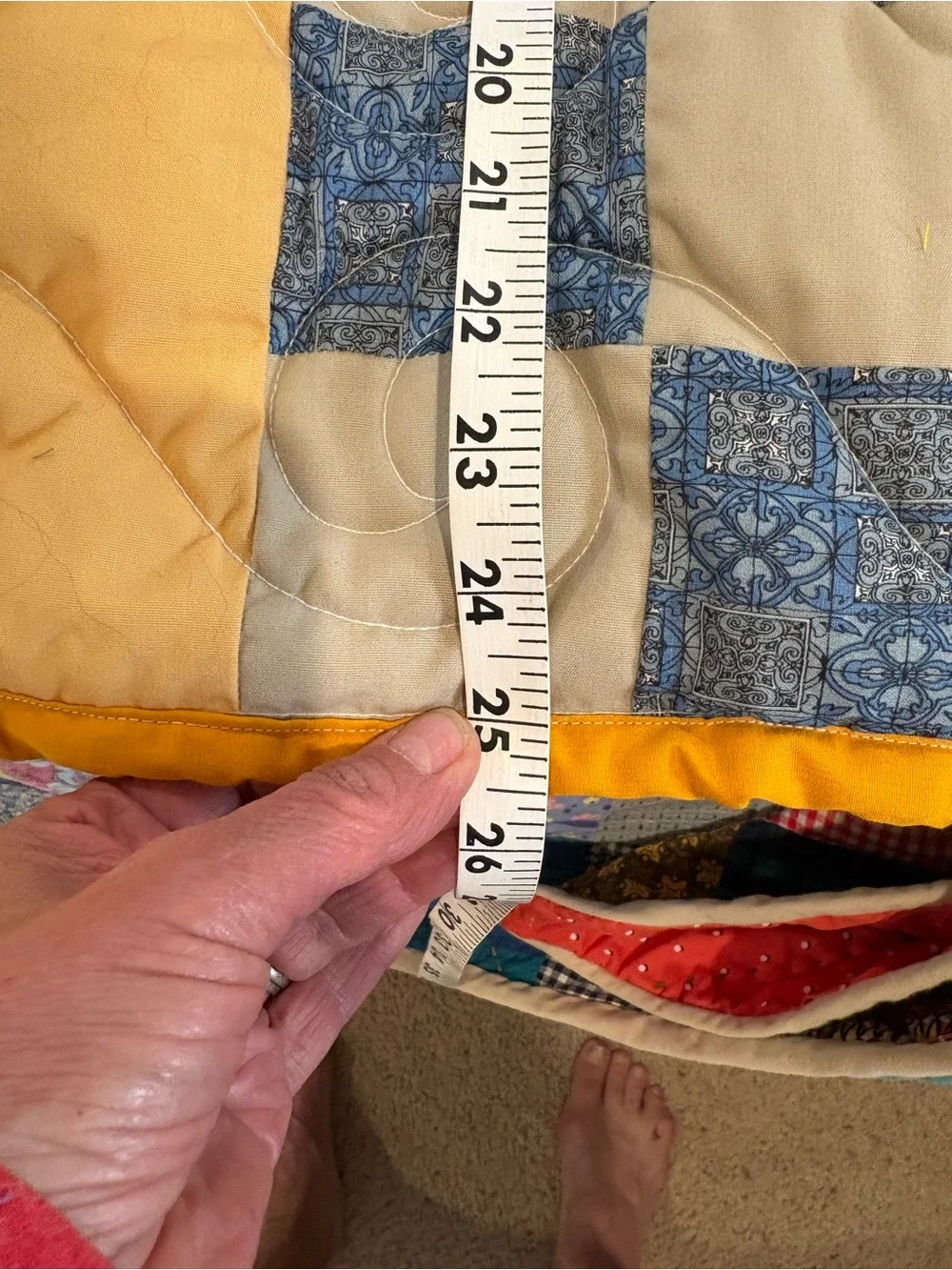 Colorful Patchwork Womans Hooded Jacket, upcycled - Picture 13 of 14